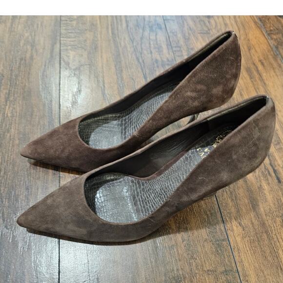 Vince Camuto Brown Suede SIZE 9.5 New - Picture 3 of 6